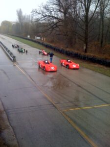Rain on track